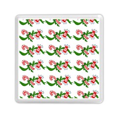 Sweet Christmas Candy Cane Memory Card Reader (square) by Modalart