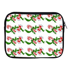 Sweet Christmas Candy Cane Apple Ipad 2/3/4 Zipper Cases by Modalart