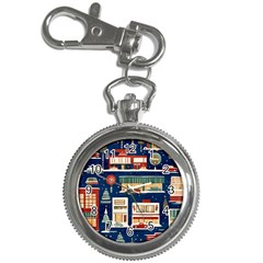 Background Mid Century Modern Key Chain Watches by Modalart