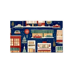 Background Mid Century Modern Sticker Rectangular (10 Pack) by Modalart