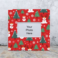 Christmas Decoration White Box Photo Frame 4  X 6  by Modalart