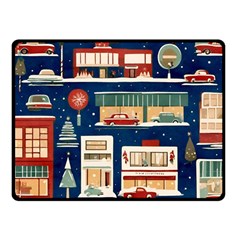 Background Mid Century Modern Two Sides Fleece Blanket (small) by Modalart