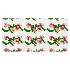 Sweet Christmas Candy Cane Banner And Sign 8  X 4  by Modalart