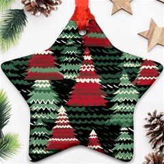 Christmas Trees Ornament (star) by Modalart