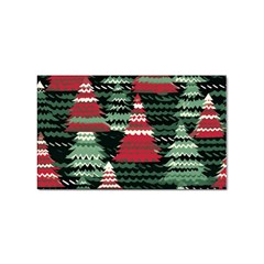 Christmas Trees Sticker (rectangular) by Modalart