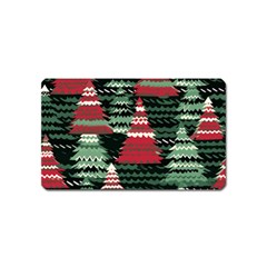 Christmas Trees Magnet (name Card)