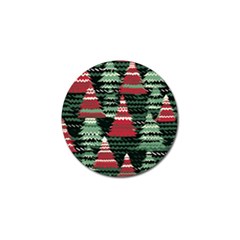 Christmas Trees Golf Ball Marker (4 Pack) by Modalart