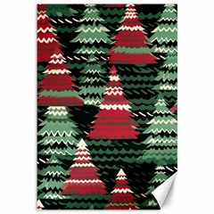 Christmas Trees Canvas 12  X 18 