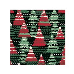 Christmas Trees Square Satin Scarf (30  X 30 ) by Modalart