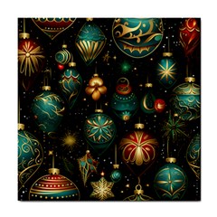 Christmas Ornaments Tile Coaster by Modalart