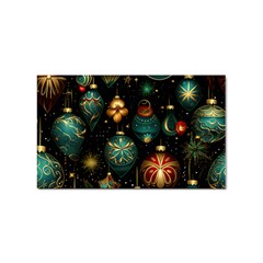 Christmas Ornaments Sticker (rectangular) by Modalart