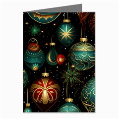 Christmas Ornaments Greeting Card by Modalart