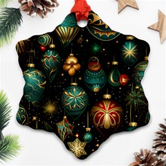 Christmas Ornaments Ornament (snowflake) by Modalart