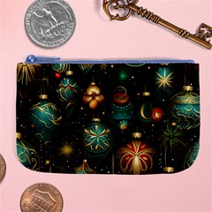 Christmas Ornaments Large Coin Purse by Modalart