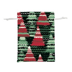 Christmas Trees Lightweight Drawstring Pouch (s) by Modalart