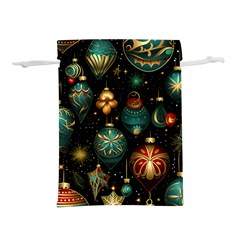 Christmas Ornaments Lightweight Drawstring Pouch (s) by Modalart