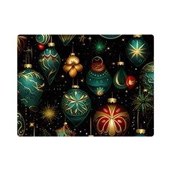 Christmas Ornaments Premium Plush Fleece Blanket (mini) by Modalart