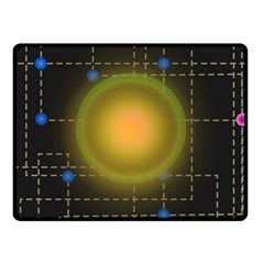 Technology System Fleece Blanket (small) by Modalart