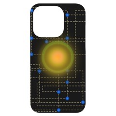 Technology System Iphone 14 Pro Black Uv Print Case by Modalart