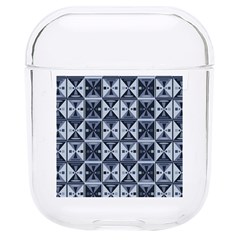 Geometric Monochrome Triangle Hard Pc Airpods 1/2 Case by Bedest