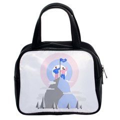 Achievement Success Mountain Clouds Classic Handbag (two Sides) by Modalart