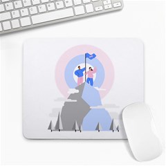 Achievement Success Mountain Clouds Large Mousepad by Modalart