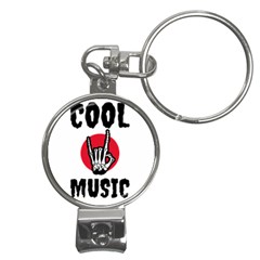 Cool Music Nail Clippers Key Chain by Modalart