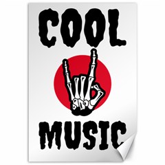 Cool Music Canvas 12  X 18  by Modalart