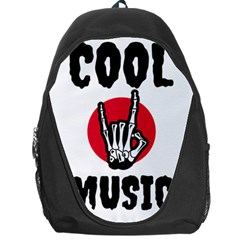 Cool Music Backpack Bag by Modalart