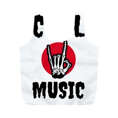 Cool Music Full Print Recycle Bag (m) by Modalart