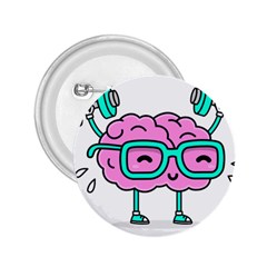 Brain Motivation Mental Activity 2 25  Buttons by Modalart