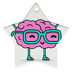 Brain Motivation Mental Activity Ornament (star) by Modalart