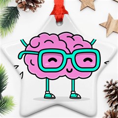 Brain Motivation Mental Activity Star Ornament (two Sides) by Modalart