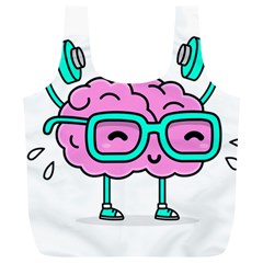 Brain Motivation Mental Activity Full Print Recycle Bag (xl) by Modalart