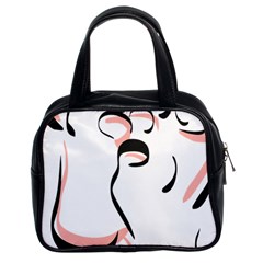 Feet Toes Foot Barefoot Footprint Classic Handbag (two Sides) by Modalart