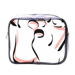 Feet Toes Foot Barefoot Footprint Mini Toiletries Bag (one Side) by Modalart