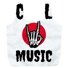 Cool Music Full Print Recycle Bag (xxxl) by Modalart