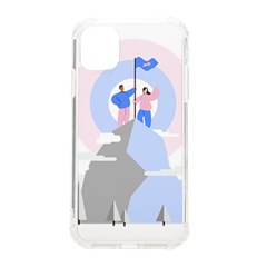 Achievement Success Mountain Clouds Iphone 11 Tpu Uv Print Case by Modalart