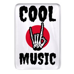 Cool Music Rectangular Glass Fridge Magnet (4 Pack) by Modalart