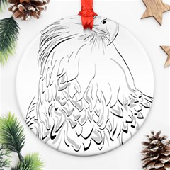 Eagle Birds Of Prey Raptor Ornament (round) by Modalart