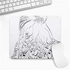 Eagle Birds Of Prey Raptor Large Mousepad by Modalart