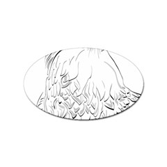 Eagle Birds Of Prey Raptor Sticker (oval) by Modalart