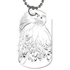 Eagle Birds Of Prey Raptor Dog Tag (two Sides) by Modalart