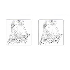 Eagle Birds Of Prey Raptor Cufflinks (square) by Modalart