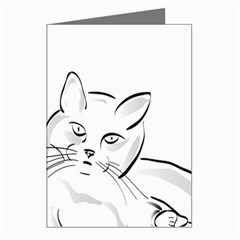 Dog Cat Domestic Animal Silhouette Greeting Cards (Pkg of 8)