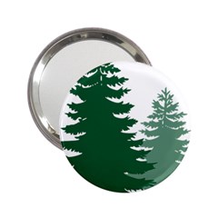 Pine Trees Spruce Tree 2.25  Handbag Mirrors