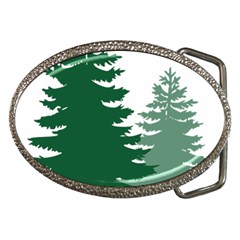 Pine Trees Spruce Tree Belt Buckles