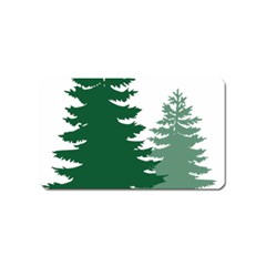 Pine Trees Spruce Tree Magnet (Name Card)