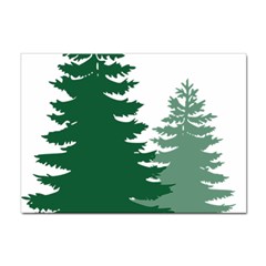 Pine Trees Spruce Tree Sticker A4 (10 Pack) by Modalart