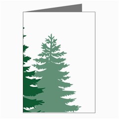 Pine Trees Spruce Tree Greeting Card